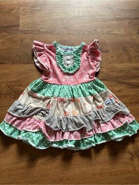 Sassy Ruffles Toddler Dress XS 2T